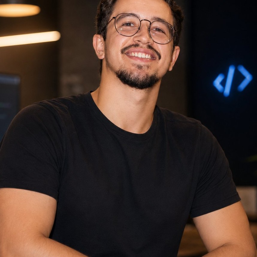 Arthur Toledo at his desk